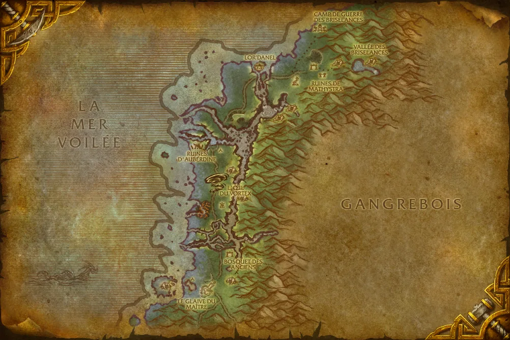 Carte de Sombrivage : 1 emplacement de Flagglemurk le Cruel