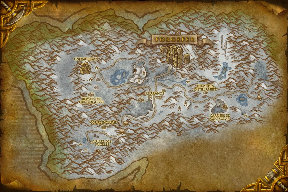 Carte de Dun Morogh