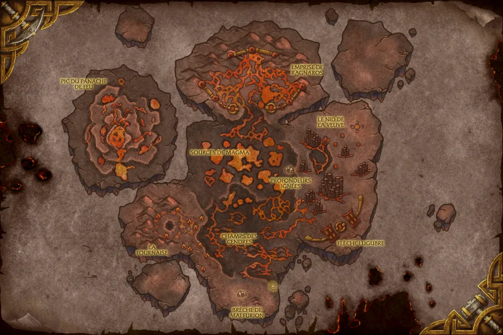 Carte de Front du Magma