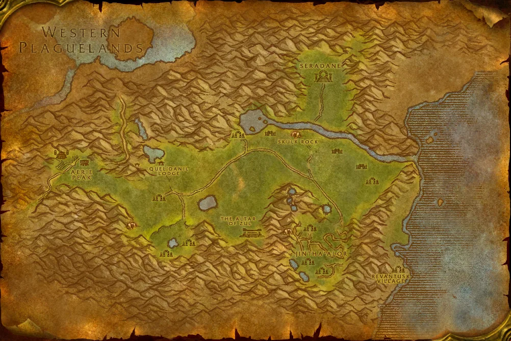 Carte de Les Hinterlands