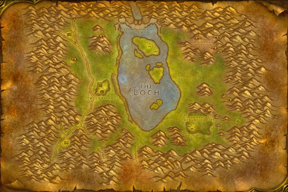 Carte de Loch Modan