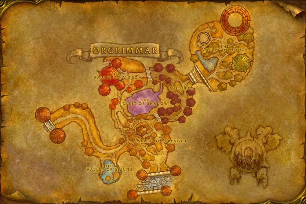 Carte de Orgrimmar