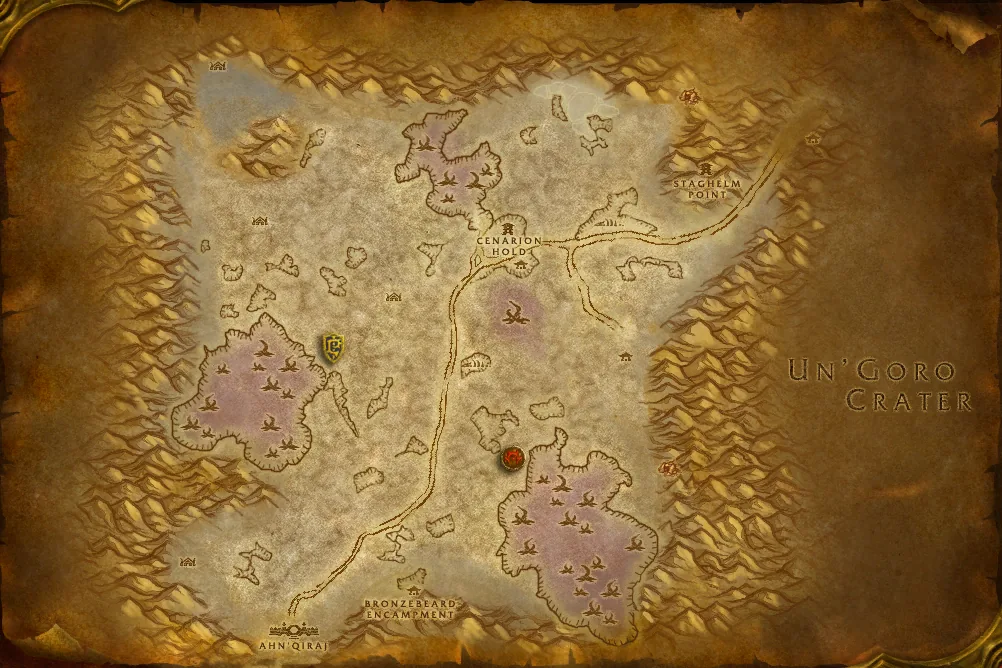 Carte de Silithus