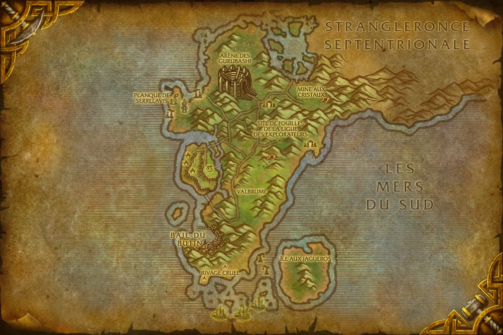 Carte de Cap Strangleronce : 1 emplacement de Brikk Belouvrage
