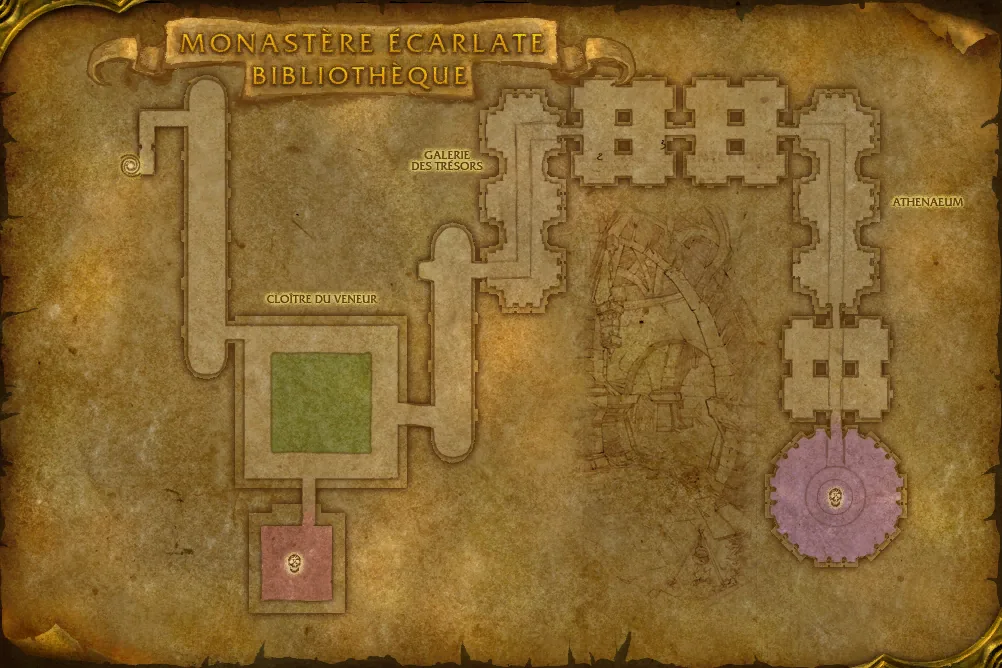 Carte de Monastère écarlate : 1 emplacement de Arcaniste Doan