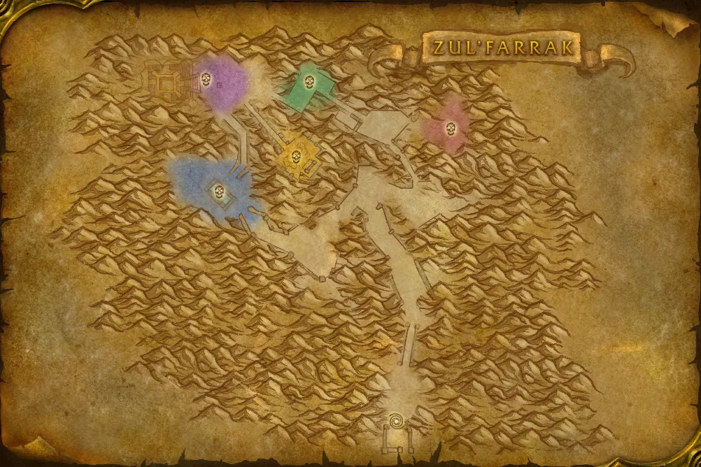 Carte du jeu : Zul'Farrak