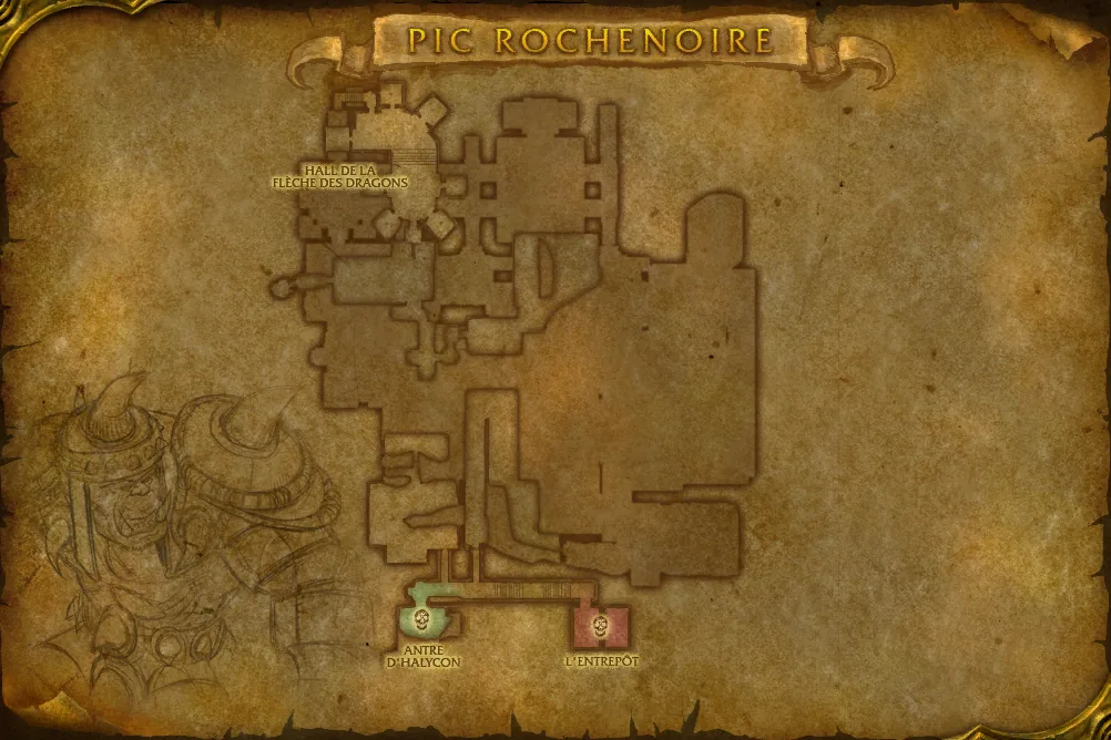 Carte du jeu : Pic Rochenoire : Hall de la Flèche des dragons