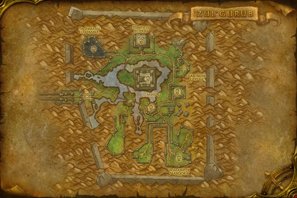 Carte de Zul'Gurub