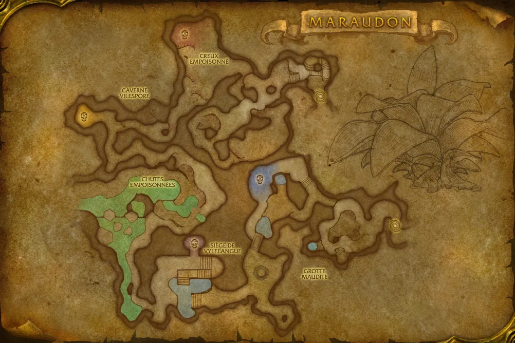 Carte de Maraudon