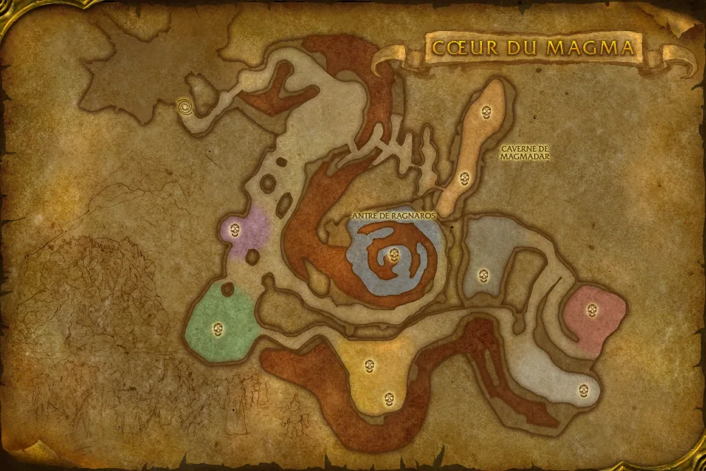Carte de Cœur du Magma : 9 emplacements de Destructeur de lave