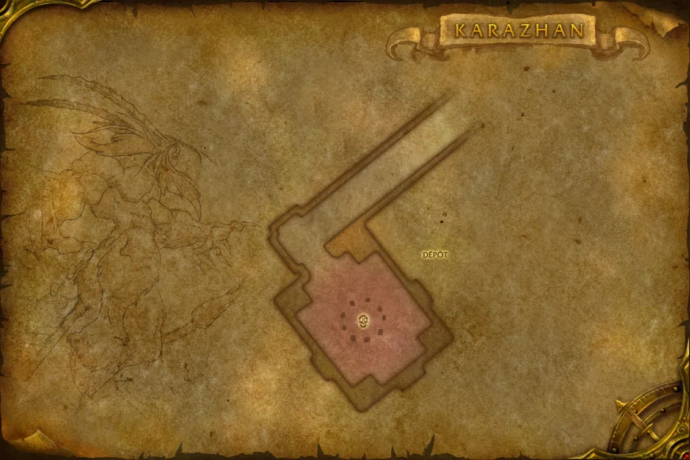 Carte de Karazhan : 1 emplacement de Kamsis