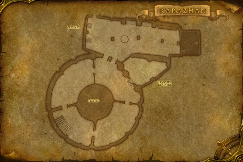 Carte de Karazhan : 2 emplacements de Chef spectral