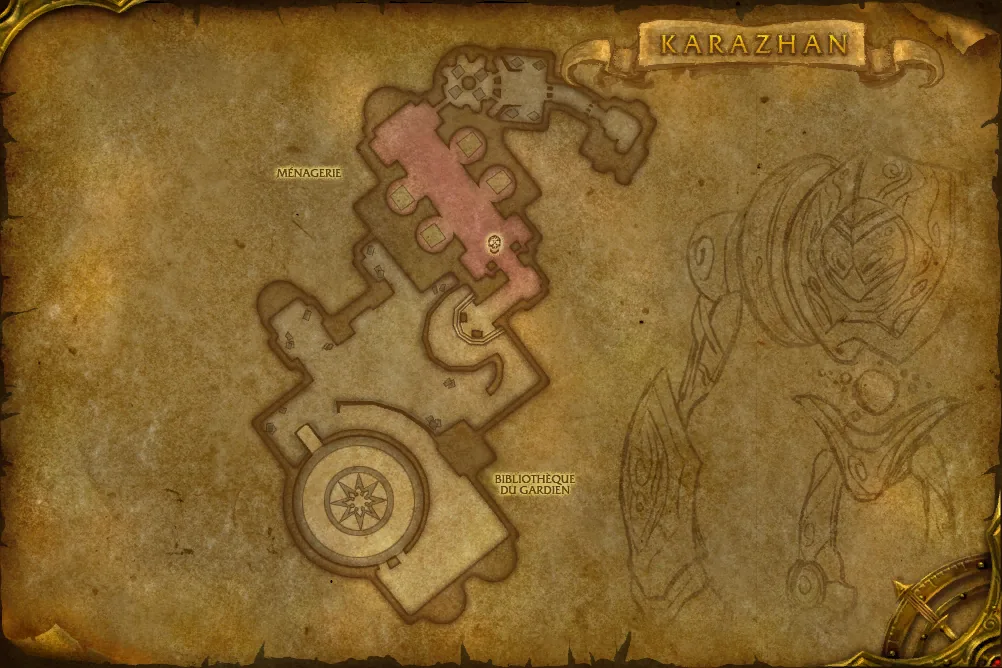 Carte de Karazhan : 8 emplacements de Grunt orc