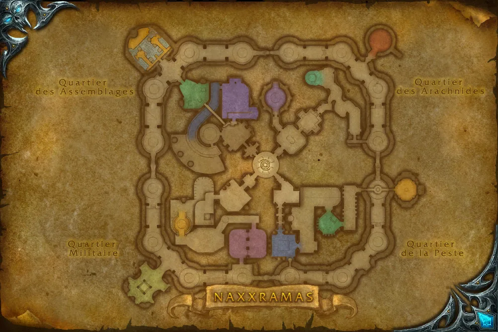 Carte du jeu : Naxxramas : Partie inférieure de la nécropole
