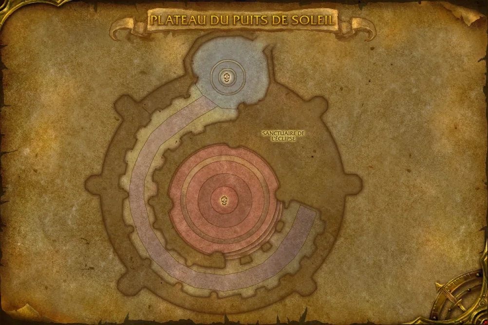 Carte de Plateau du Puits de soleil : 1 emplacement de Grande démoniste Alythess