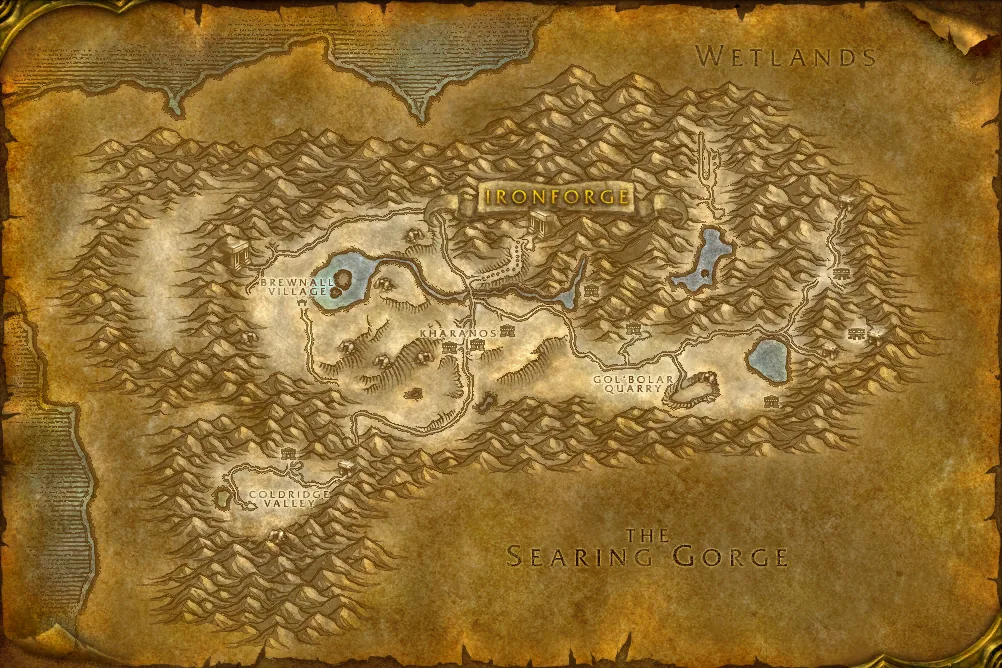 Carte de Dun Morogh