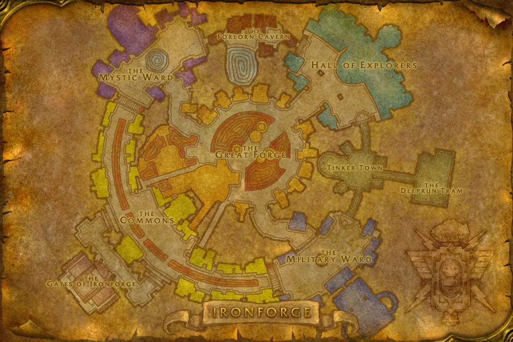 Carte du jeu : Forgefer