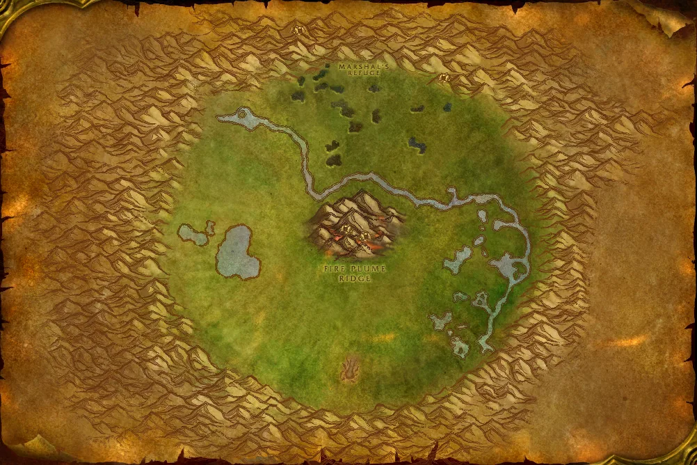 Carte de Cratère d'Un'Goro