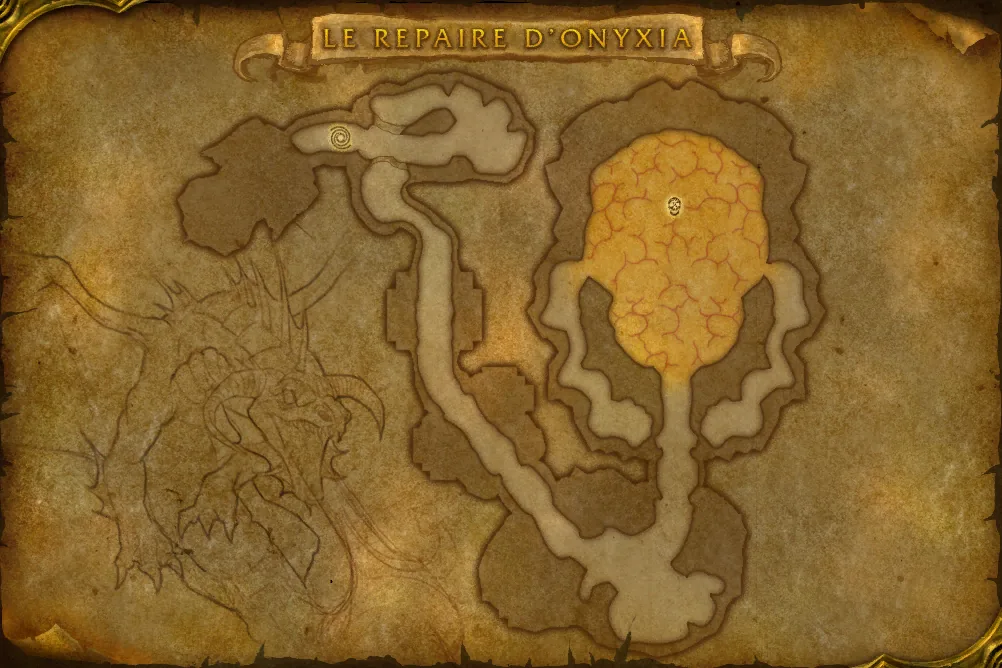 Carte de Repaire d'Onyxia