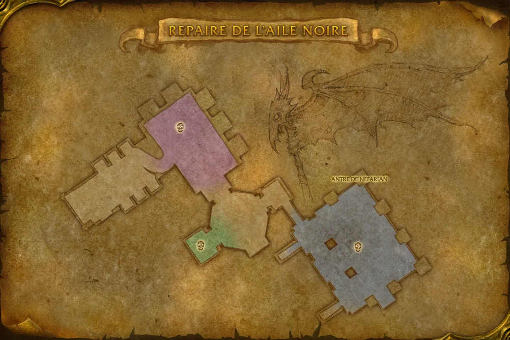 Carte du jeu : Repaire de l'Aile noire : Antre de Nefarian