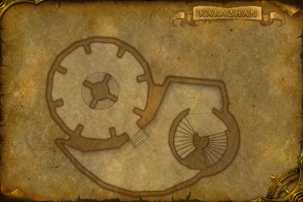 Carte de Karazhan (étage 16) : 1 emplacement de Bête de chair supérieure