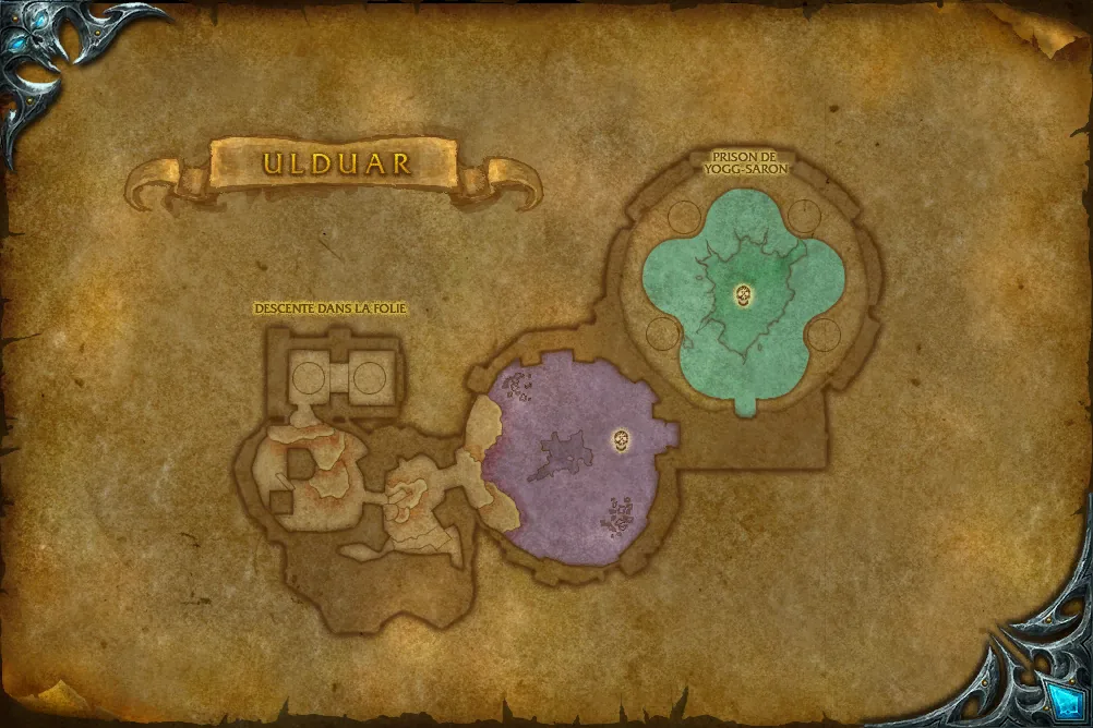Carte du jeu : Ulduar : La prison de Yogg-Saron