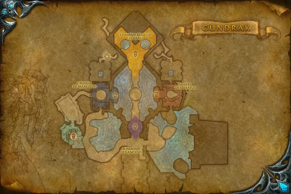 Carte de Gundrak : 1 emplacement de Gal'darah