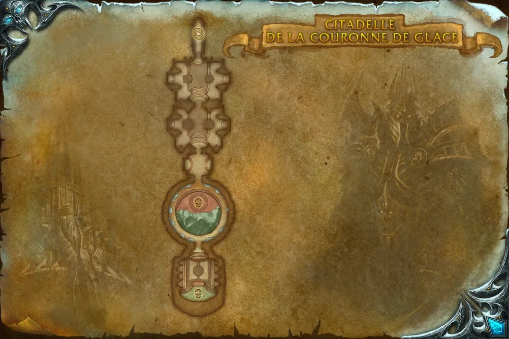 Carte de Citadelle de la Couronne de glace : 1 emplacement de Garrosh Hurlenfer