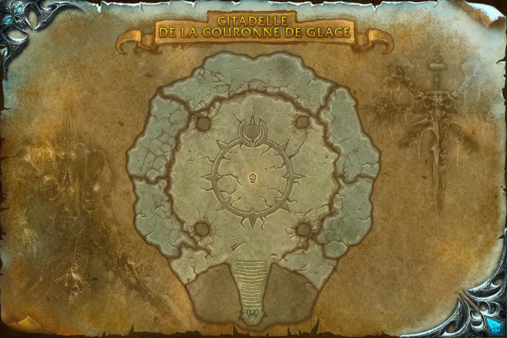 Carte de Citadelle de la Couronne de glace : 1 emplacement de Le roi-liche