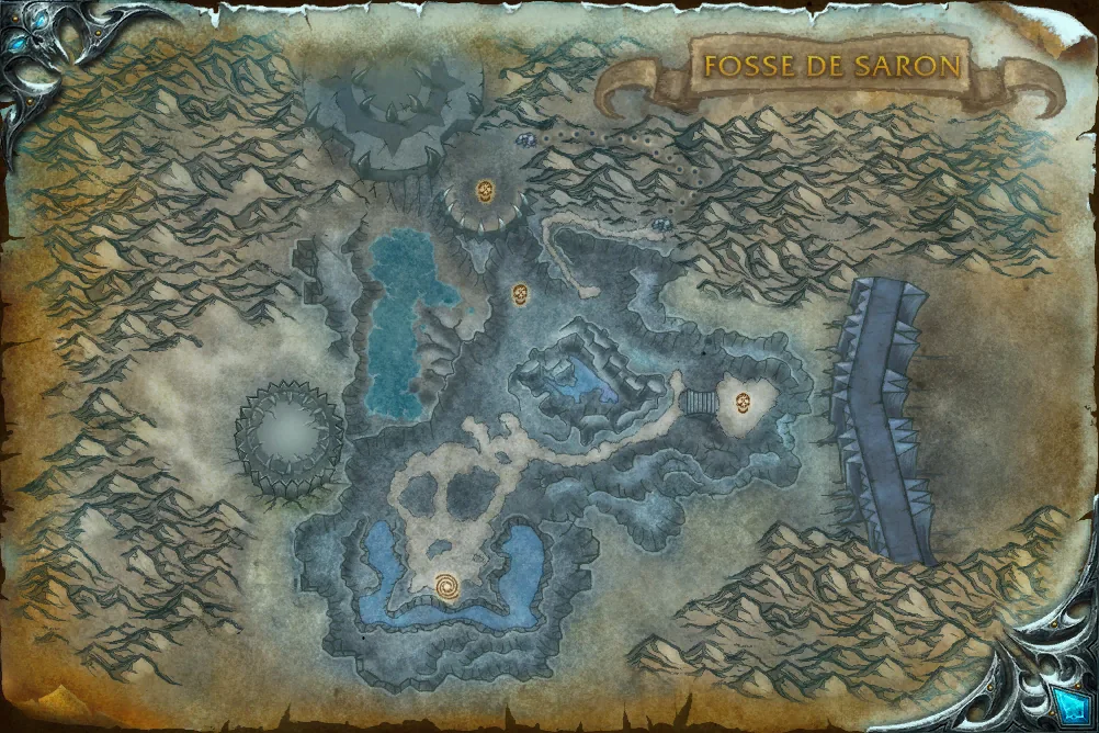Carte du jeu : Fosse de Saron