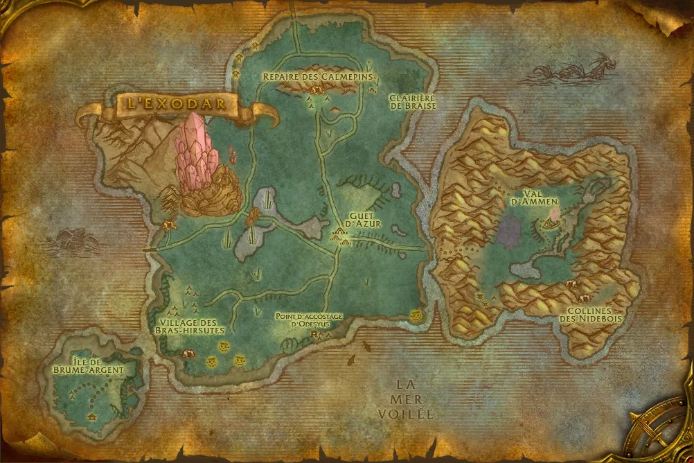 Carte de Île de Brume-azur : 1 emplacement de Jihi