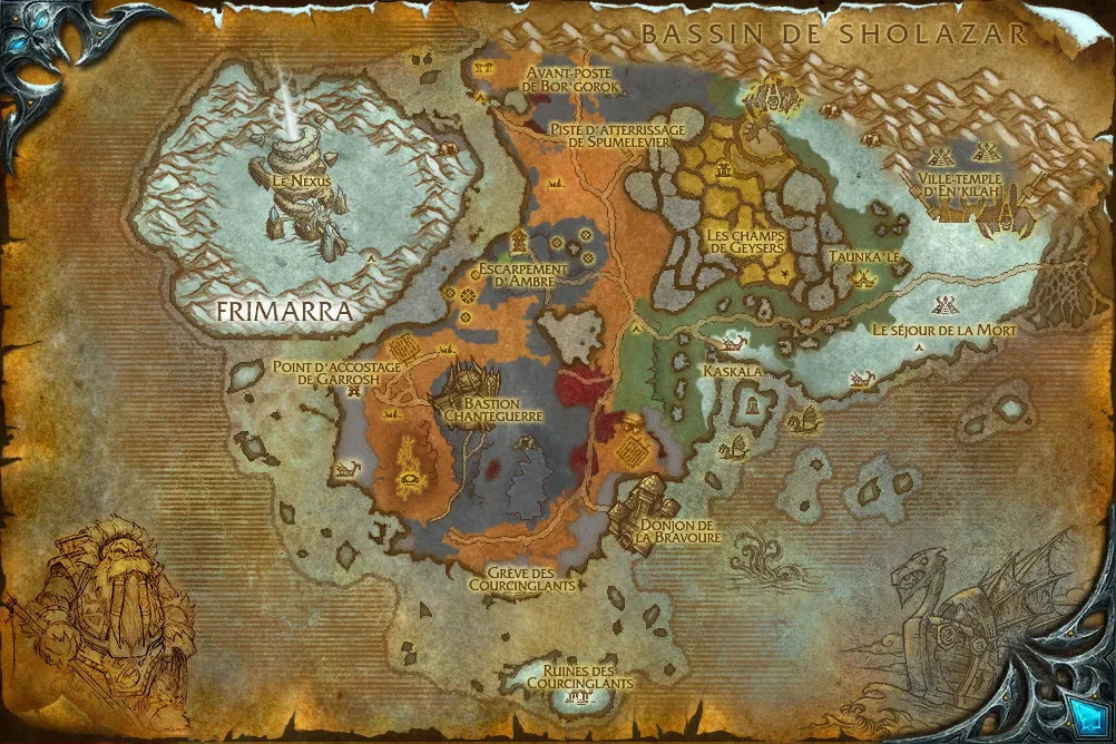 Carte de Toundra Boréenne : 1 emplacement de Conseiller Talbot