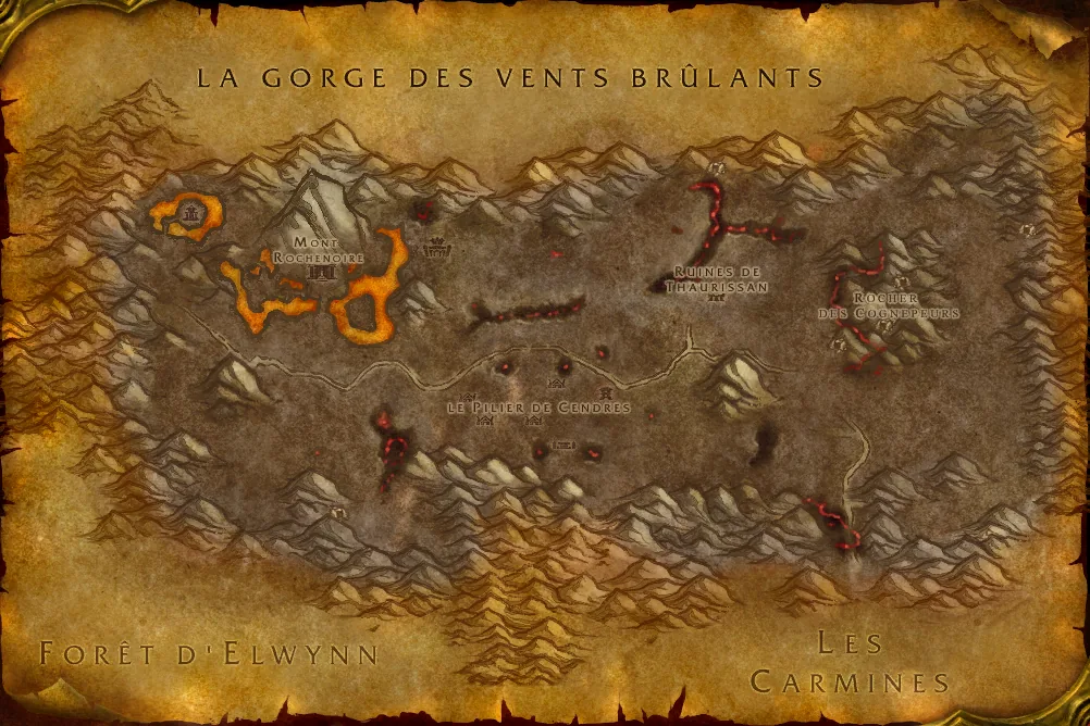 Carte de Steppes ardentes