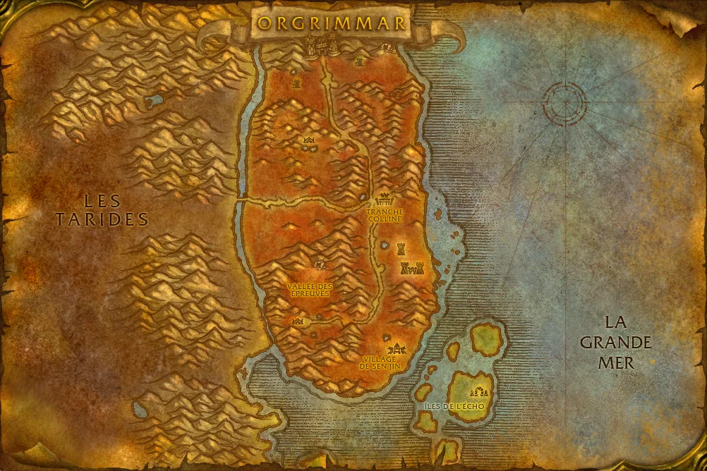 Carte de Durotar