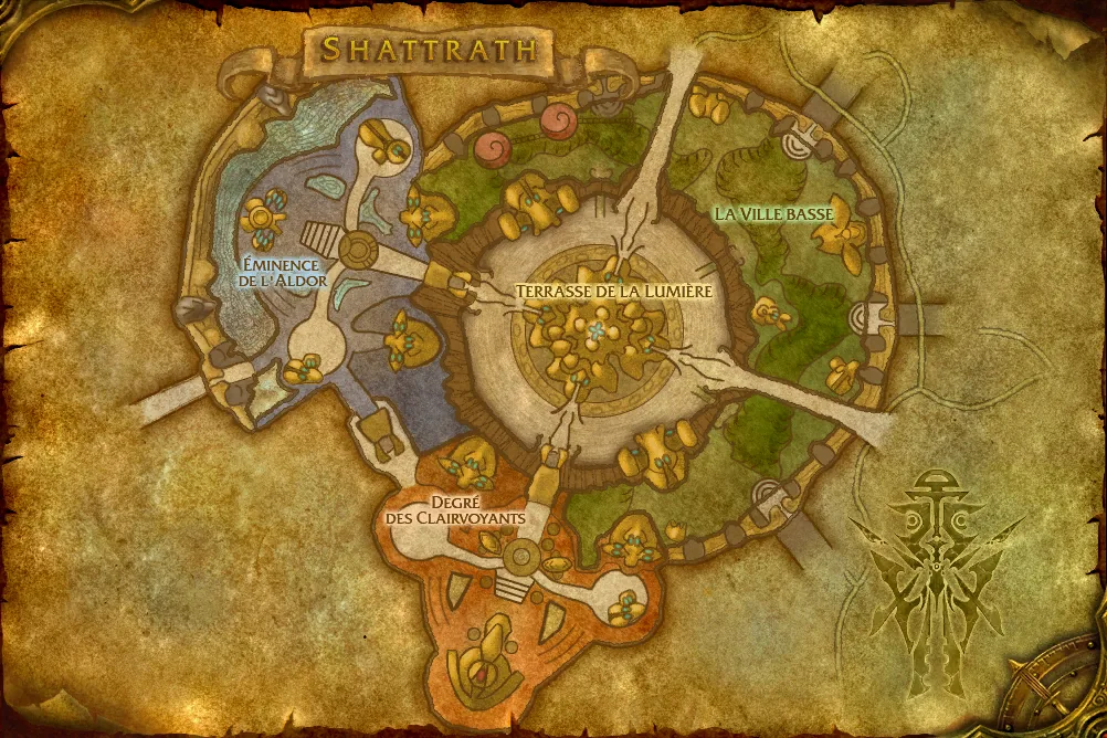 Carte de Shattrath : 1 emplacement de Hamanar