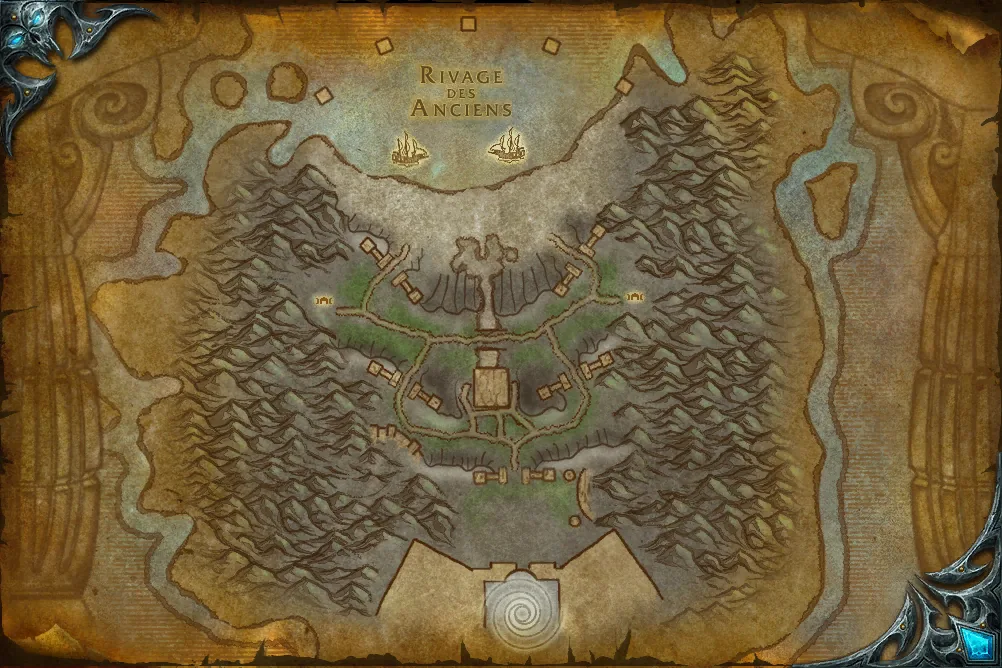 Carte du jeu : Rivage des Anciens