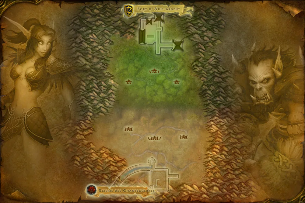 Carte du jeu : Goulet des Chanteguerres